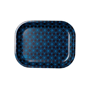 V Syndicate Geo Rings Metal Rollin' Tray - Glasss Station