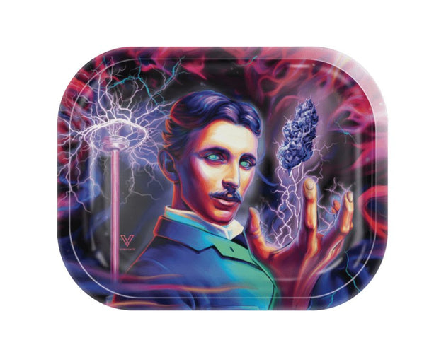 V Syndicate High Voltage Metal Rollin' Tray - Glasss Station