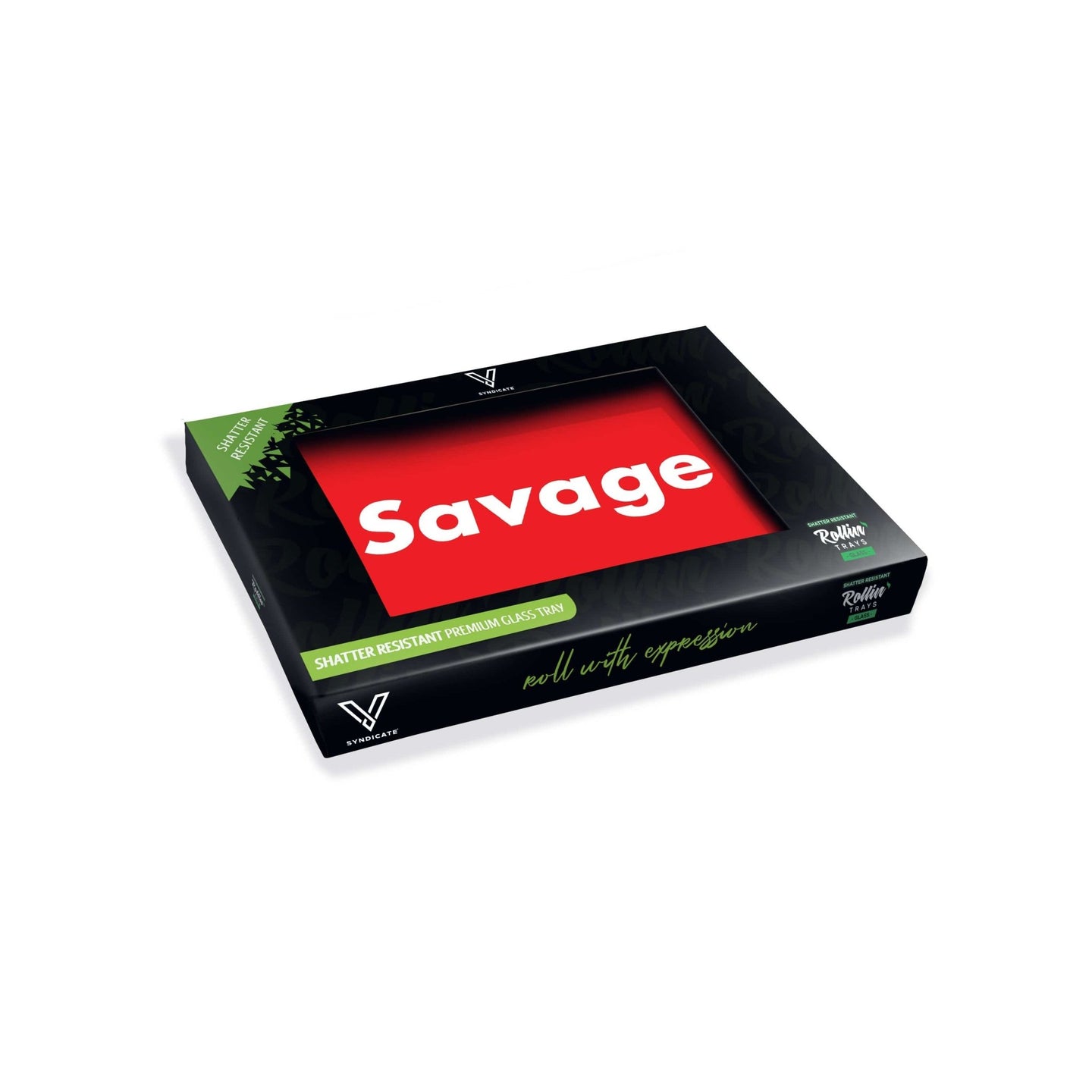 V Syndicate Savage Glass Rollin' Tray - Glasss Station