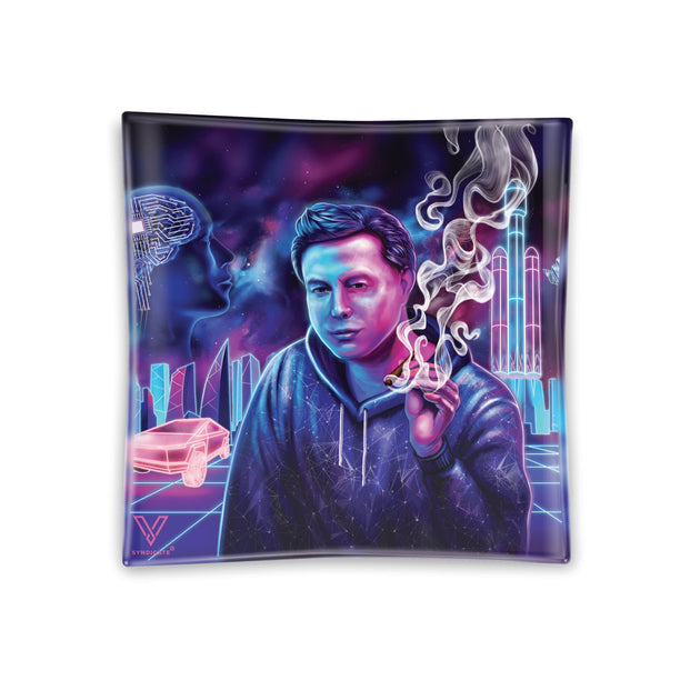 V Syndicate Space Xhale Blazin' Ashtray Glass - Glasss Station