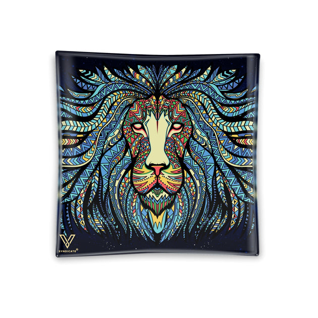 V Syndicate Tribal Lion Blazin' Ashtray Glass - Glasss Station