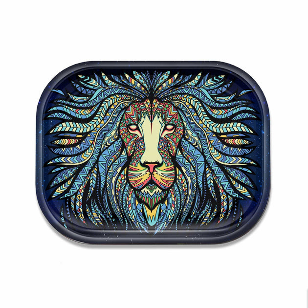 V Syndicate Tribal Lion Metal Rollin' Tray - Glasss Station