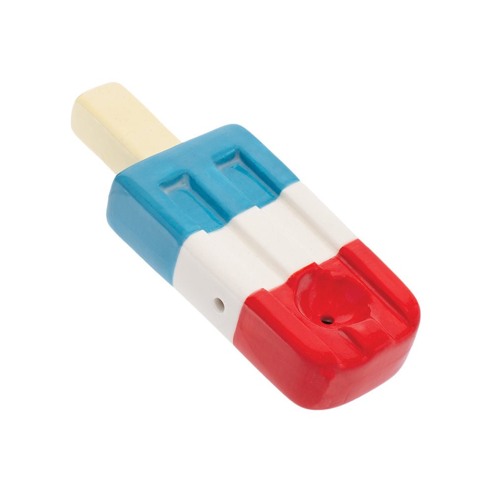 Wacky Bowlz Popsicle Ceramic 4.5" Hand Pipe - Glasss Station