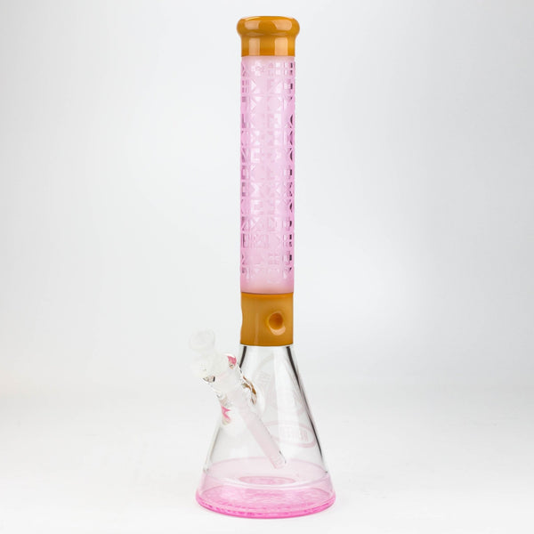WENEED®-18" 7mm Cipher Text Beaker - Glasss Station