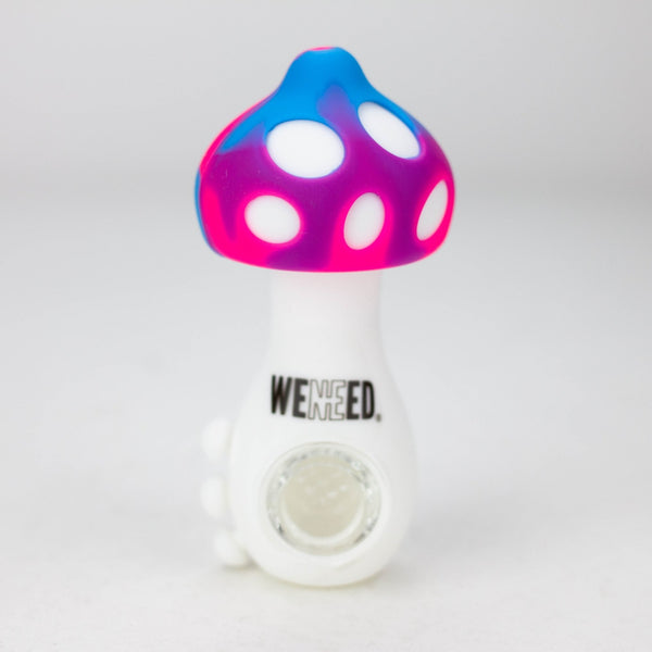 Weneed | 4.5" Mushroom Silicone Hand Pipe - Glasss Station