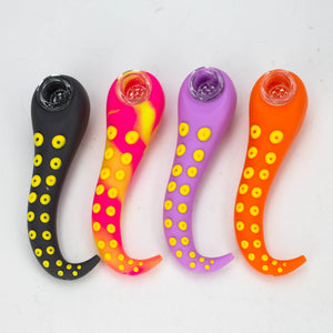 Weneed | 4.5" Tentacle Silicone Hand pipe - Glasss Station