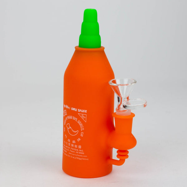 WENEED®- 6.5" Silicone Sriracha Bong - Glasss Station