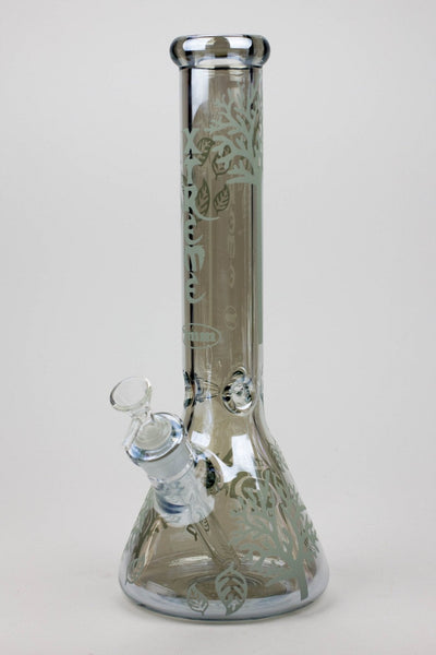 XTREME 14" 7mm Tree of Life Electroplated Glass Beaker Bong - Glasss Station