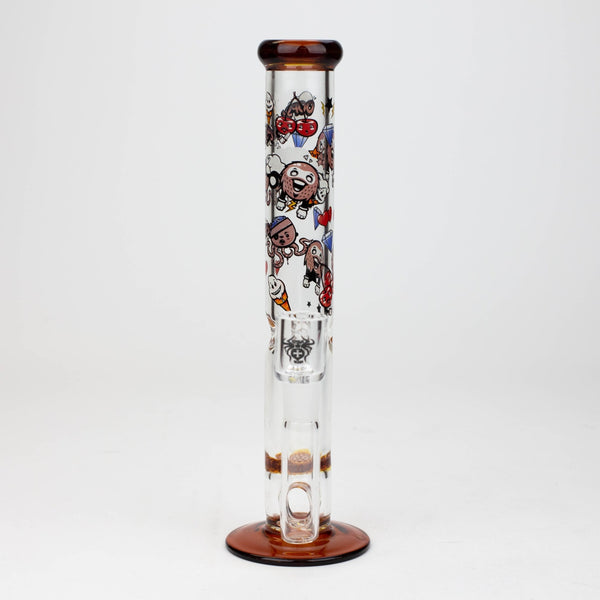 XTREME 9.5" 2-in-1 Tube Bong/Rig w/ Honeycomb Diffuser - Glasss Station
