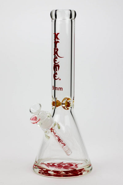 XTREME Glass 14" 9mm Classic Glass Beaker Bong - Glasss Station